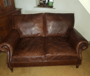 leather furniture cleaning after