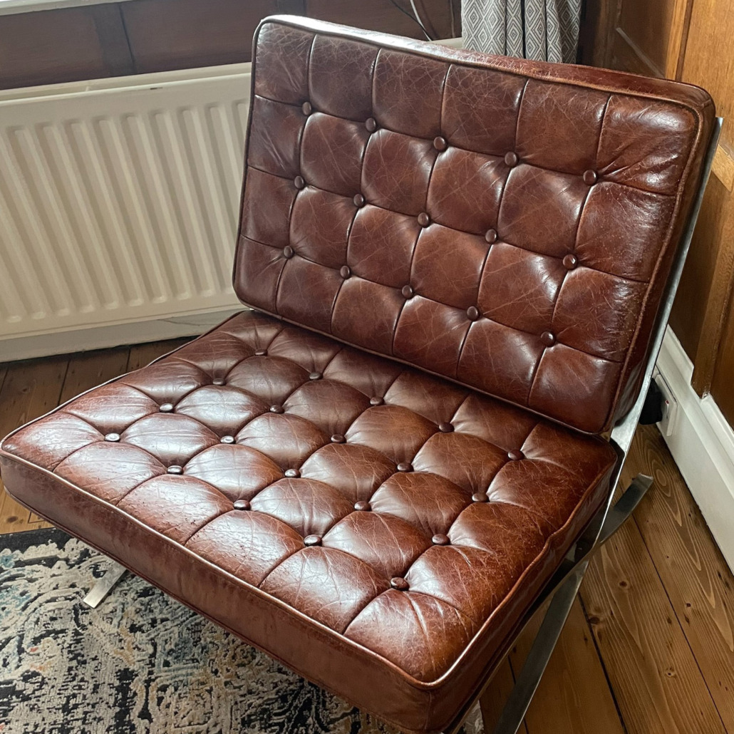 leather restoration for upholstery - after work